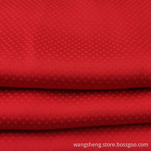 Semi-recycled Island Silk Fabric Dot jacquard fabric with good handle